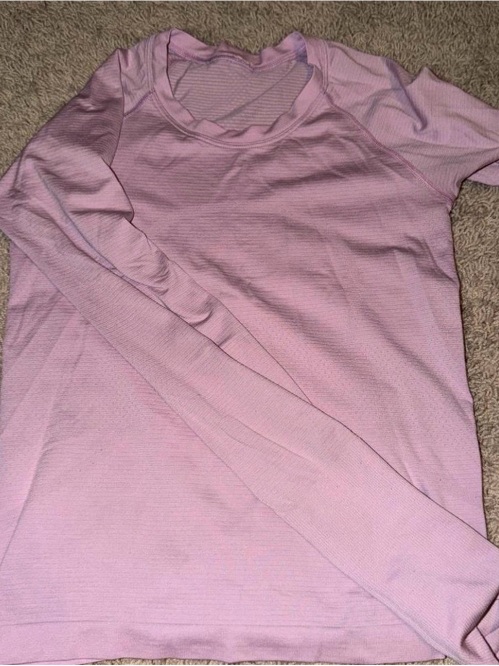 lululemon athletica Long-Sleeve Crew Top - Light Pink